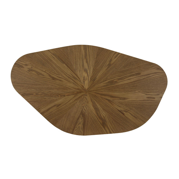 Roche Brown Ash Geometric Coffee Table