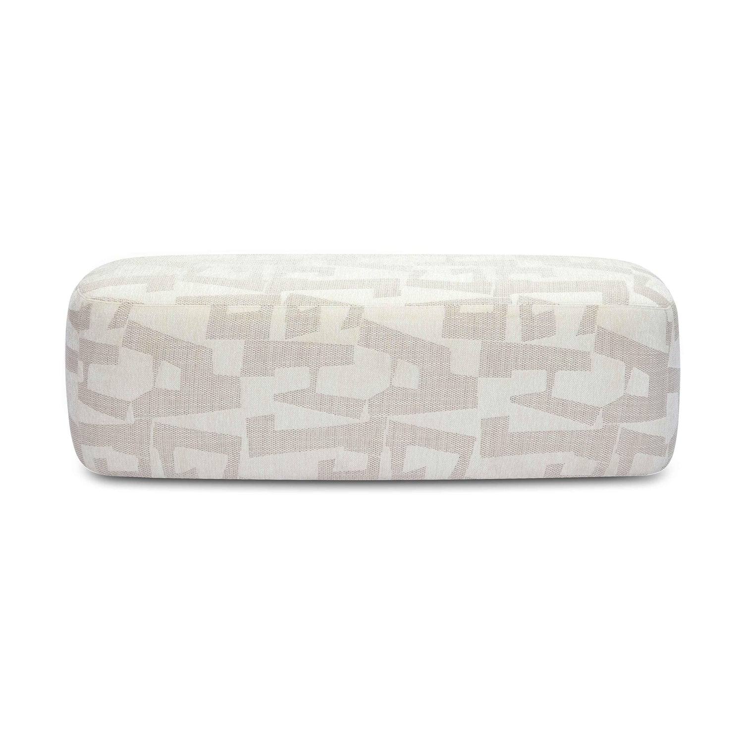 Graceland Cream Jacquard Bench