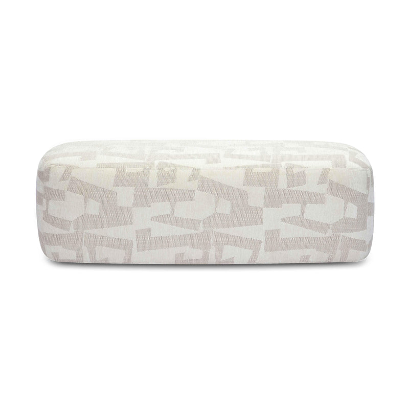 Graceland Cream Jacquard Bench