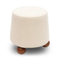Jaine Cream Boucle Stool