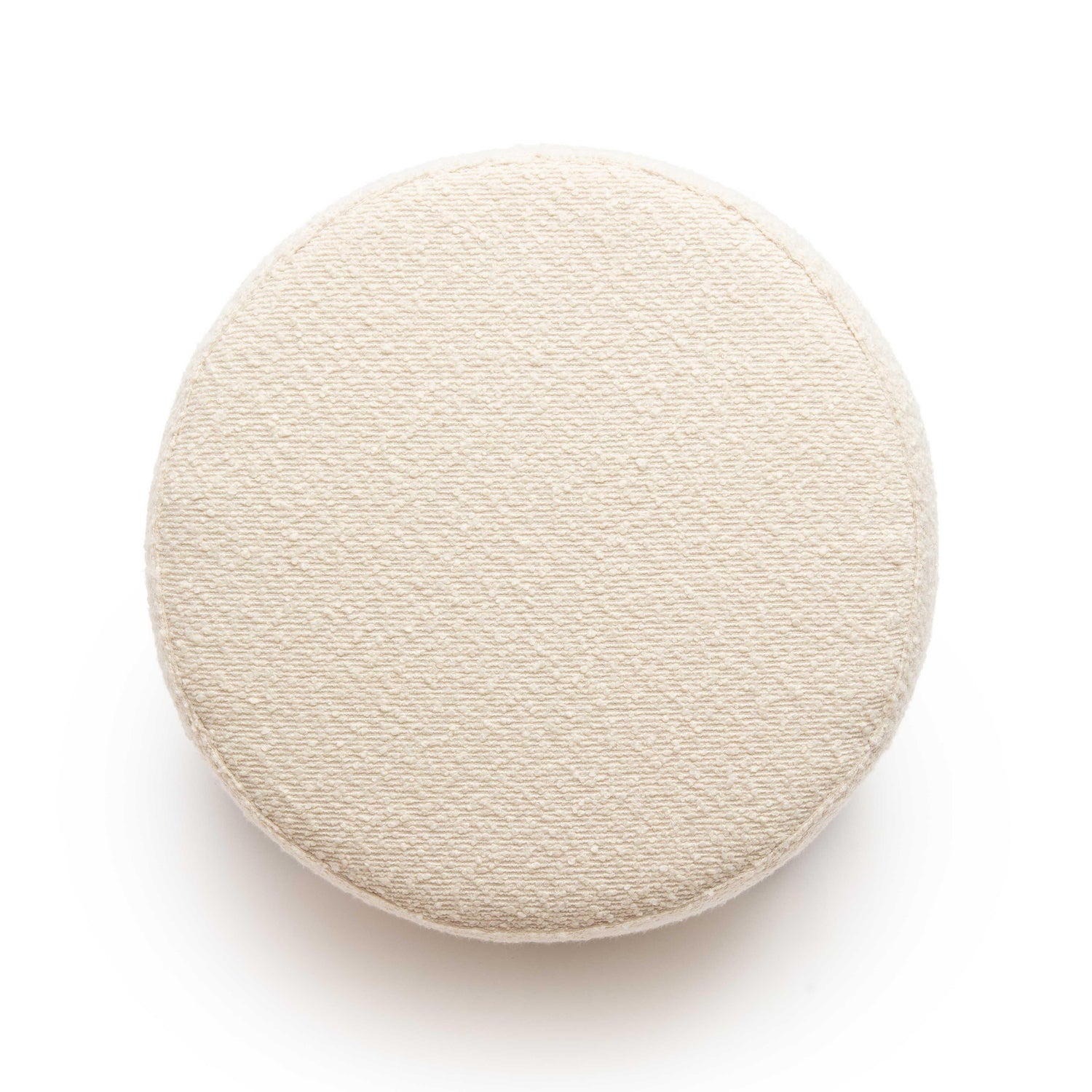 Jaine Cream Boucle Stool