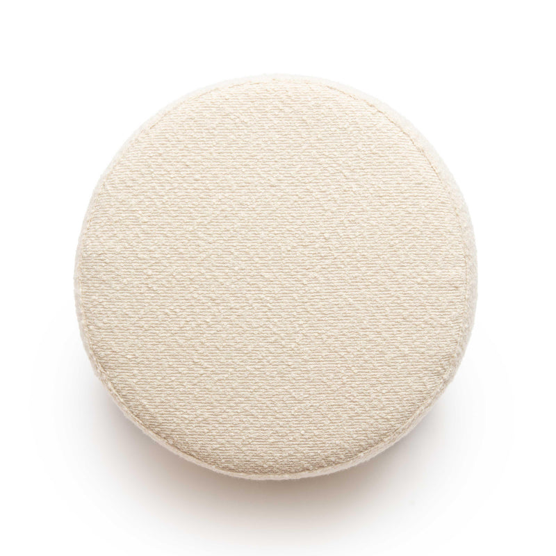 Jaine Cream Boucle Stool