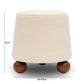 Jaine Cream Boucle Stool