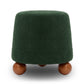 Jaine Forest Green Boucle Stool