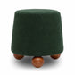 Jaine Forest Green Boucle Stool
