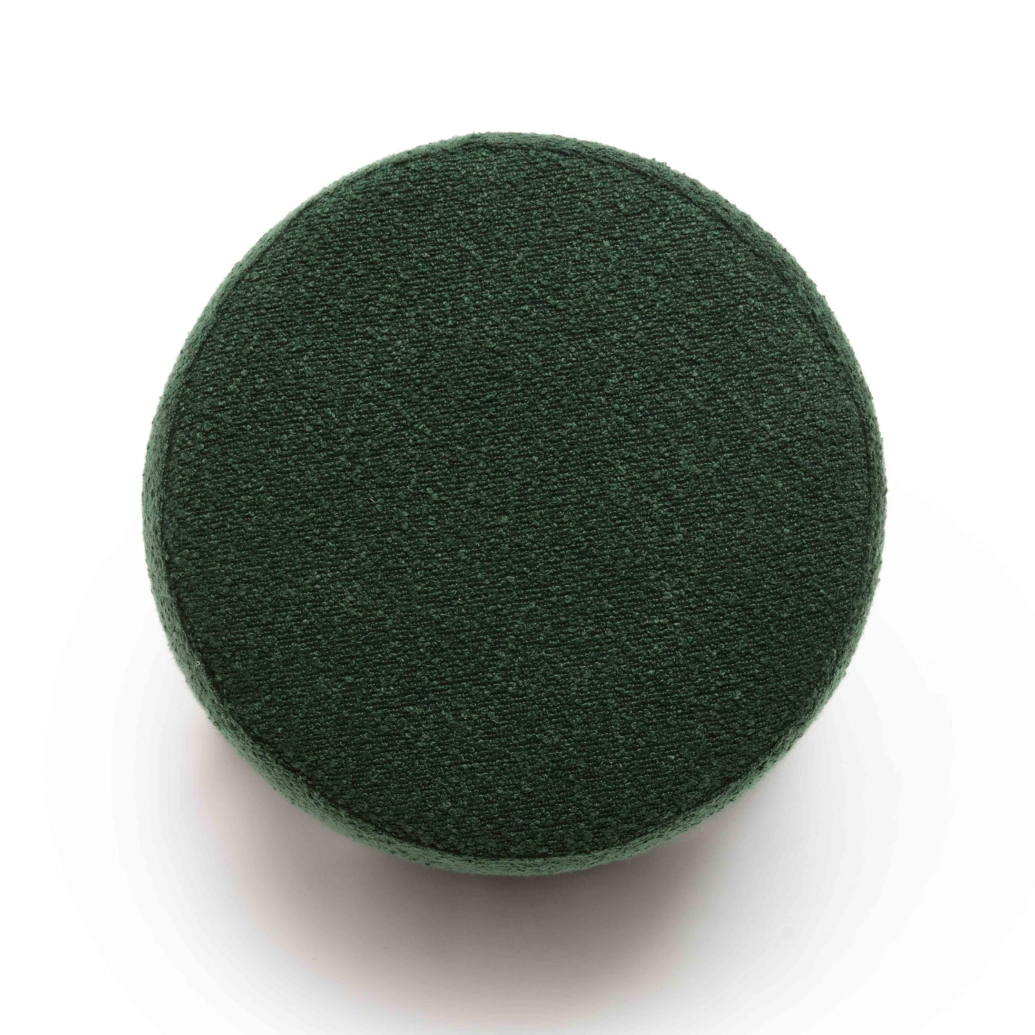Jaine Forest Green Boucle Stool
