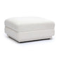 Perry Cream Chenille Modular Ottoman
