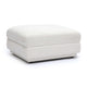 Perry Cream Chenille Modular Ottoman
