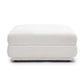 Perry Cream Chenille Modular Ottoman