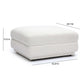 Perry Cream Chenille Modular Ottoman