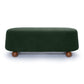 Jaine Forest Green Boucle Large Ottoman