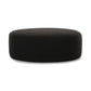 Broohah Black Boucle Ottoman