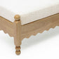 Thelma 56" Cream Performance Basketweave Bench