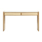 Paige 56" Natural Oak 2-Drawer Console Desk