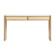 Paige 56" Natural Oak 2-Drawer Console Desk