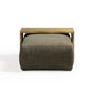 Spencer 54" Performance Basketweave Ottoman with Bridge Table - Green