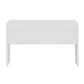 Patty 48" Rattan 2-Drawer Console Desk - White