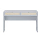 Patty 48" Rattan 2-Drawer Console Desk - Blue