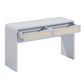 Patty 48" Rattan 2-Drawer Console Desk - Blue