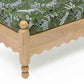 Thelma 56" Leopard Performance Jacquard Fabric Bench - Olive Green