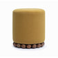Dex Performance Vegan Mohair Ottoman - Amber
