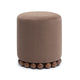 Dex Performance Vegan Mohair Ottoman - Brown