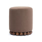 Dex Performance Vegan Mohair Ottoman - Brown