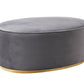 Scarlett Grey Ottoman