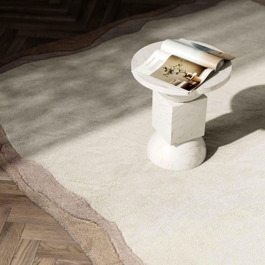 Tarba Tan 5'x7' Rectangular Floor Rug
