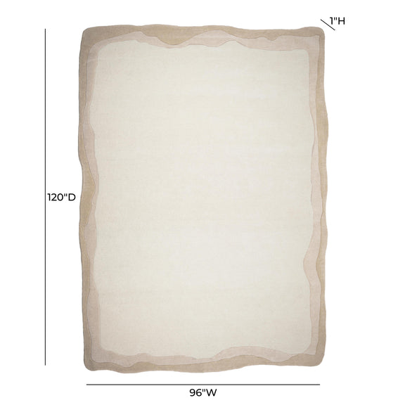 Tarba Tan 8'x10' Rectangular Floor Rug