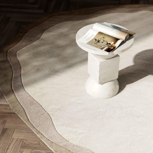 Tarba Tan 8'x10' Organic Floor Rug