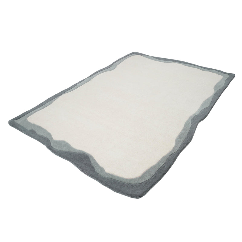 Tarba Grey 5'x7' Rectangular Floor Rug