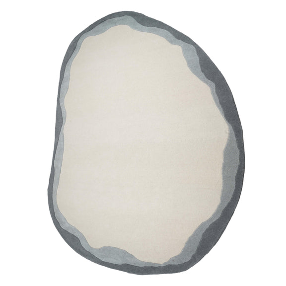 Tarba Grey 8'x10' Organic Floor Rug