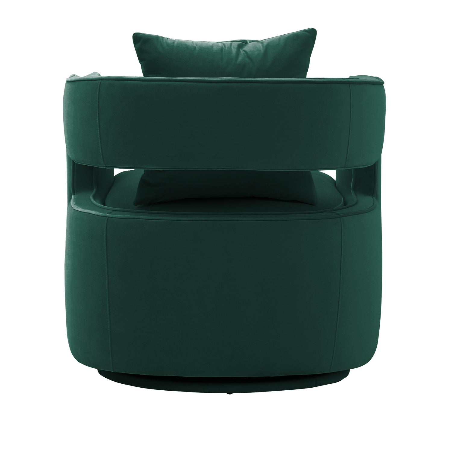 Kennedy Forest Green Velvet Swivel Chair