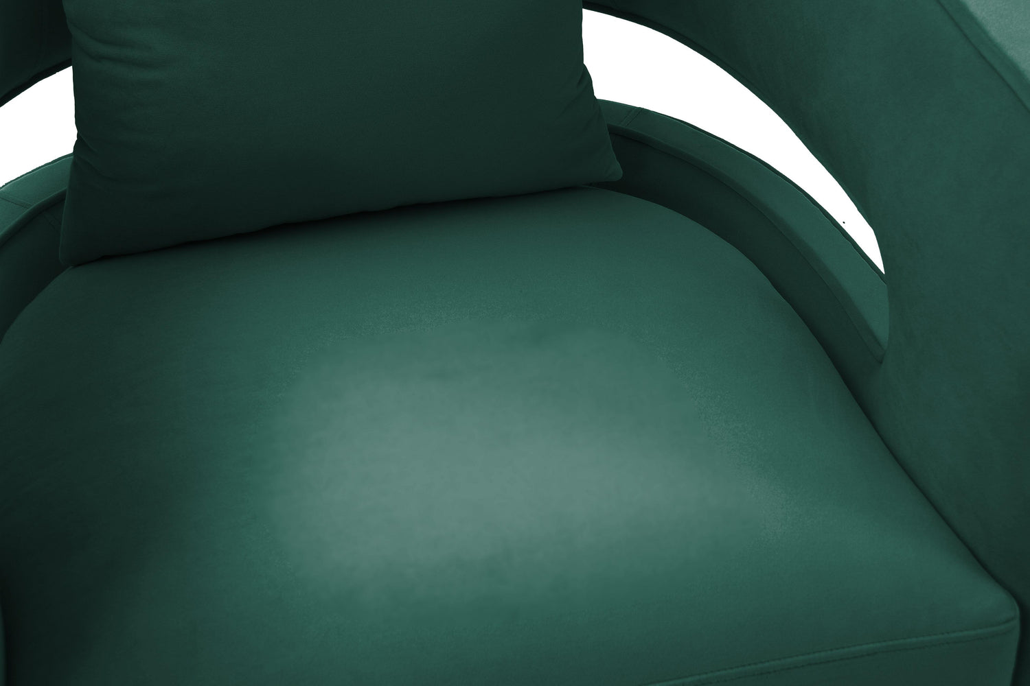 Kennedy Forest Green Velvet Swivel Chair