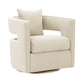 Kennedy Cream Velvet Swivel Chair