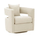 Kennedy Cream Velvet Swivel Chair