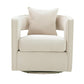 Kennedy Cream Velvet Swivel Chair