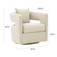 Kennedy Cream Velvet Swivel Chair