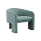 Marla Performance Velvet Accent Chair - Sea Blue