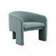 Marla Performance Velvet Accent Chair - Sea Blue