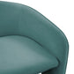 Marla Performance Velvet Accent Chair - Sea Blue