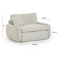 Rachelle Cream Velvet Lounge Chair