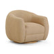 Judy Honey Boucle Swivel Chair