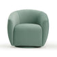 Jordan Sea Blue Velvet Swivel Chair