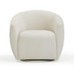 Jordan Cream Velvet Swivel Chair