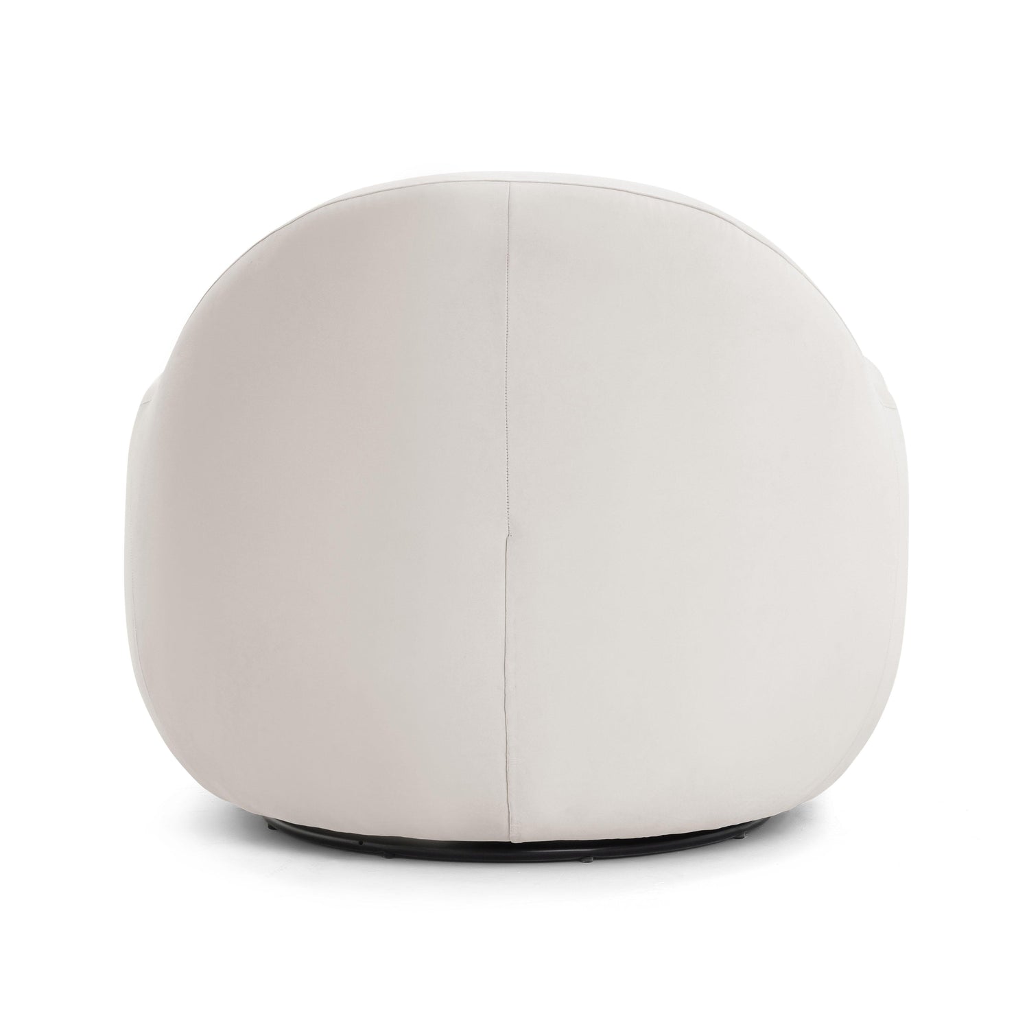 Tiago Cream Velvet Swivel Chair