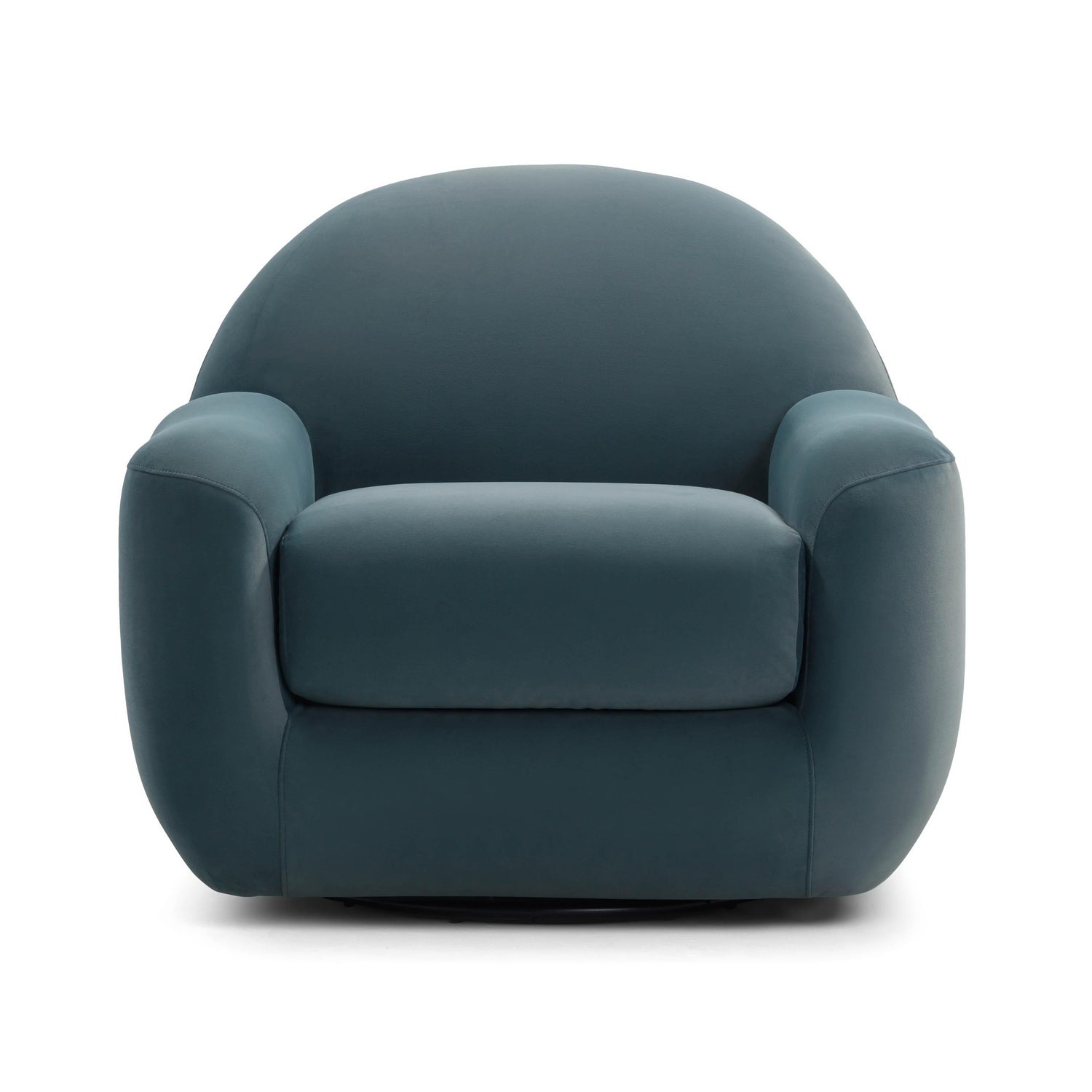 Tiago Dark Teal Velvet Swivel Chair