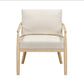 Dixie Cream Performance Corduroy Accent Chair