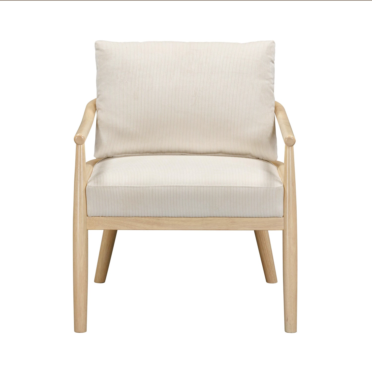 Dixie Cream Performance Corduroy Accent Chair